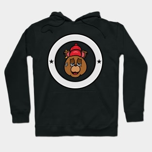 Bear Head Cartoon Hoodie